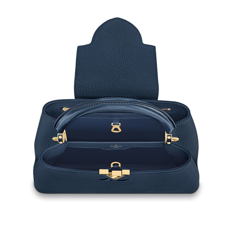 Louis Vuitton CAPUCINES MM  Handbag M59209 Navy Blue